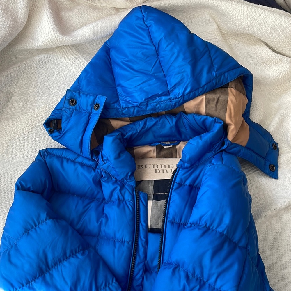 BURBERRY BRIT Mens Lightweight Quilted Goose down Puffer Jacket Size: SMALL